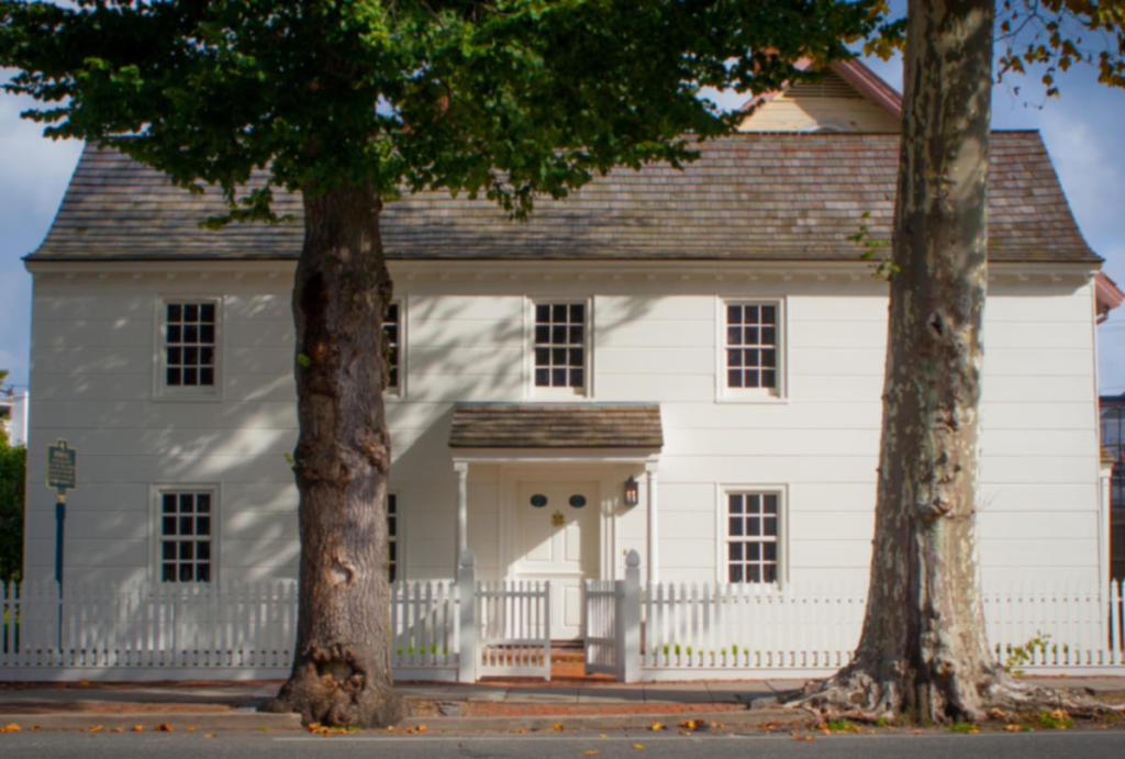 Raynham Hall in Oyster Bay, historic home of the Townsend family connected to the Culper Spy Ring during the American Revolution.