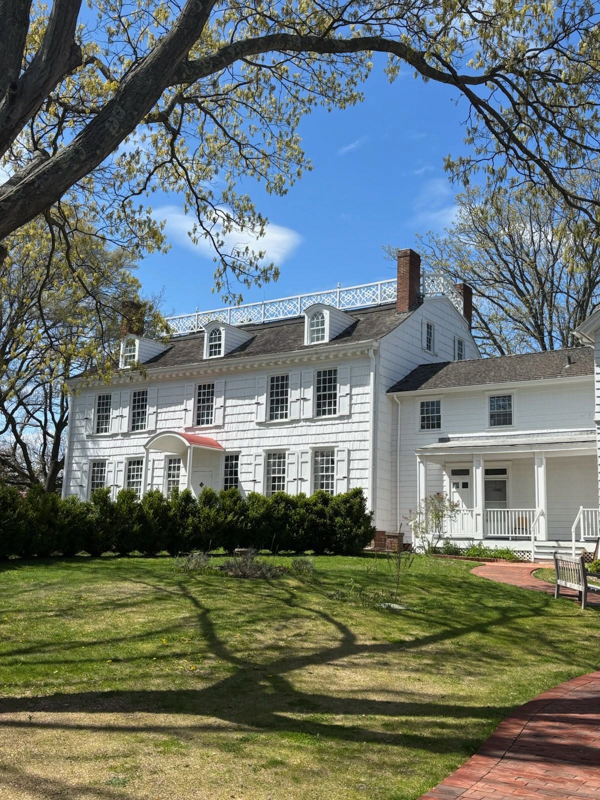 Rock Hall Museum, a historic colonial home in Lawrence, Nassau County, Long Island.